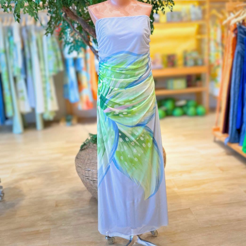 Vestido Tule Lírio Tropical 