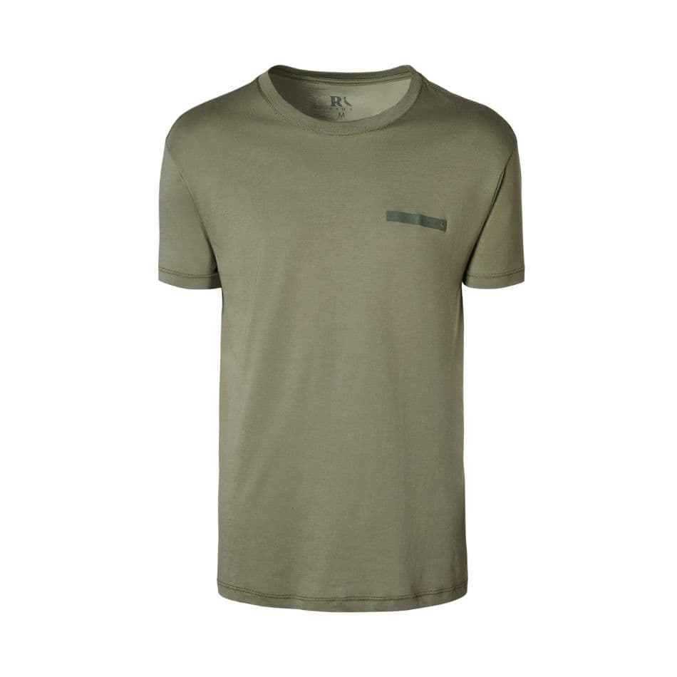 Camiseta pima ass minimal logo retangulo