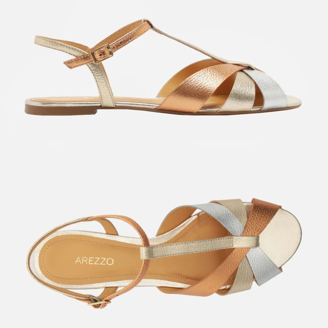 Sandália Matalizada