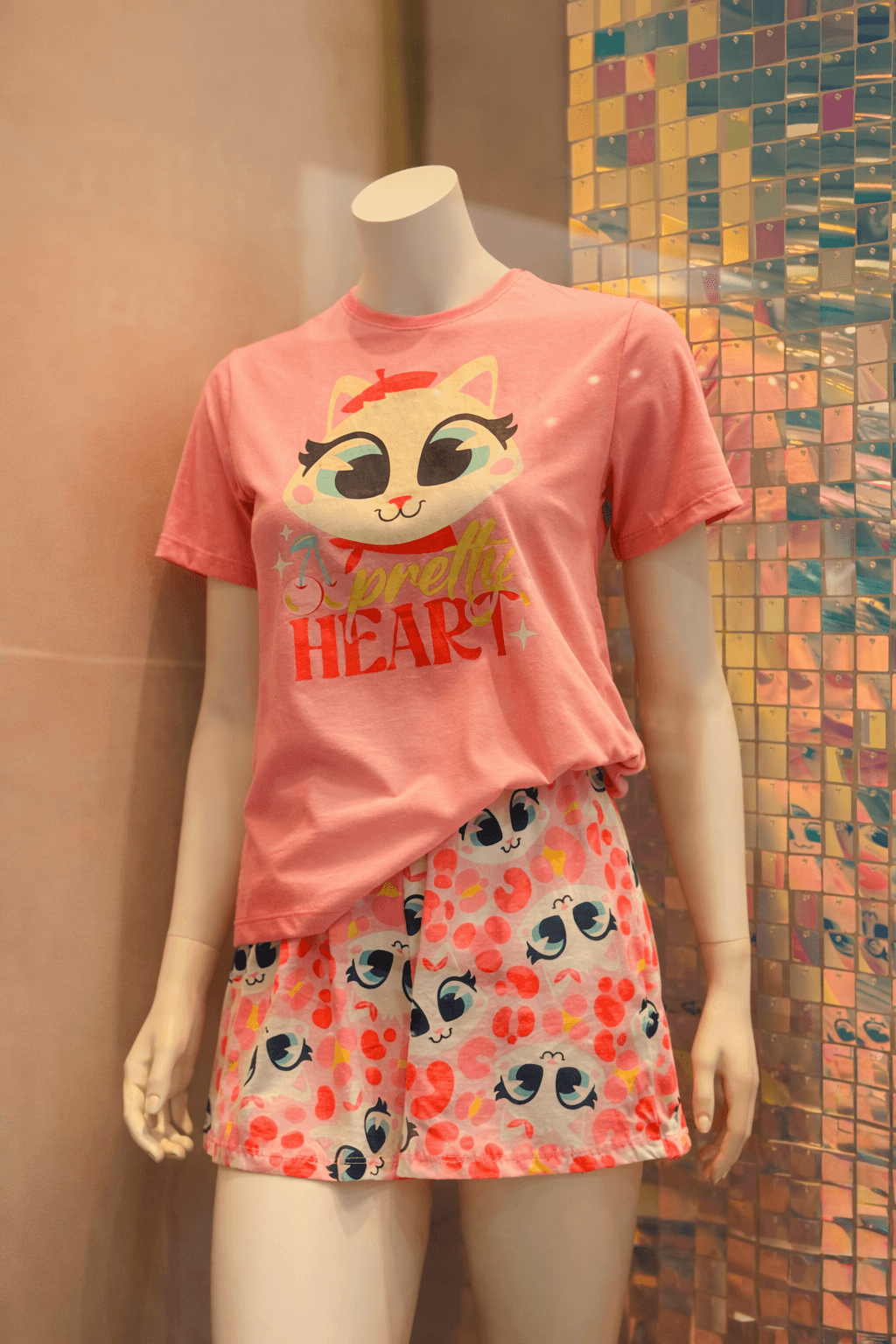 Pijama Manga Curta Feminino