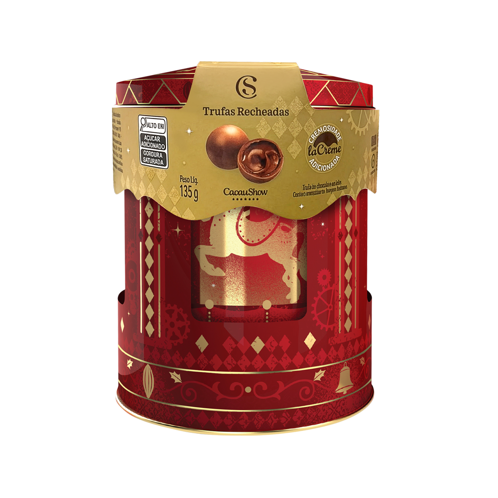 Lata Carrosel de Natal