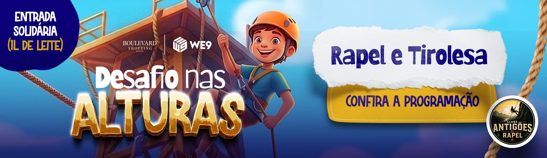 Rapel e Tirolesa